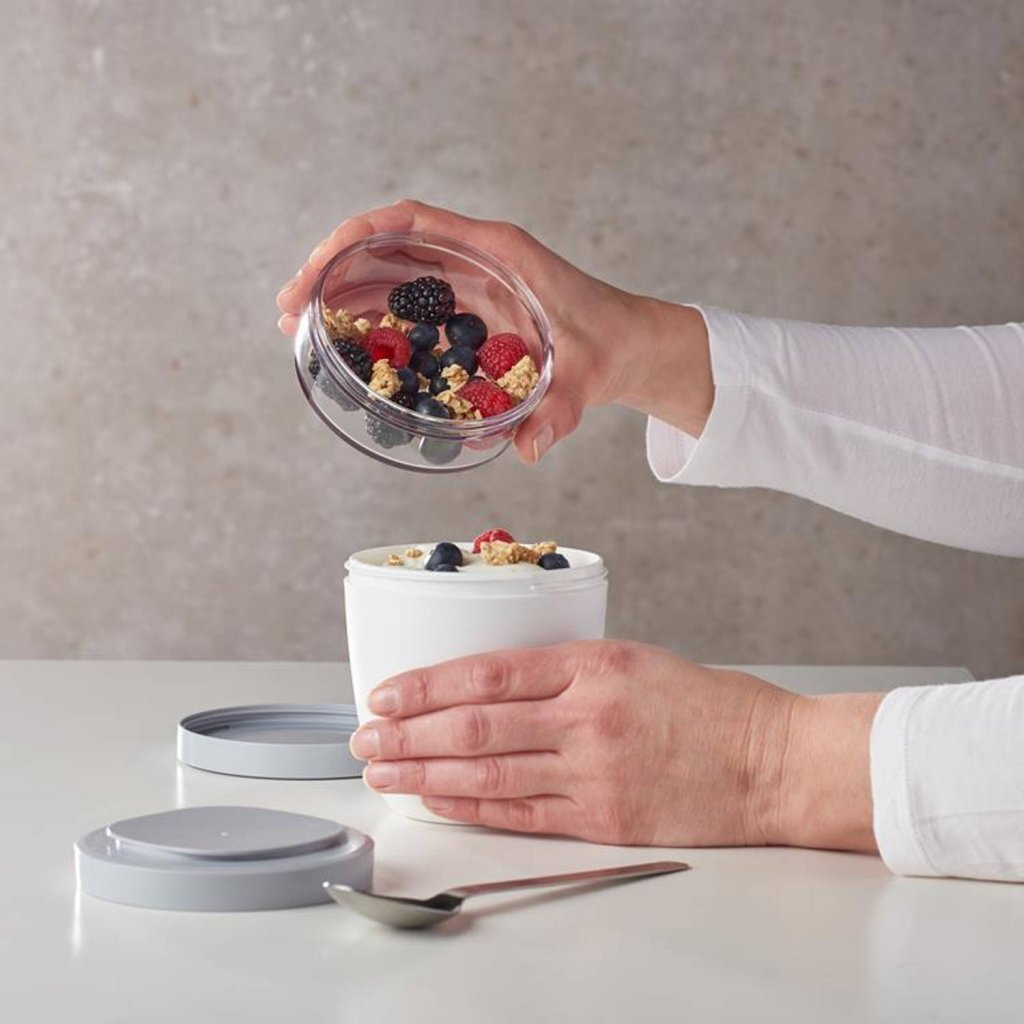 Mepal ellipse frokostgryde 500+200 ml nordisk hvid