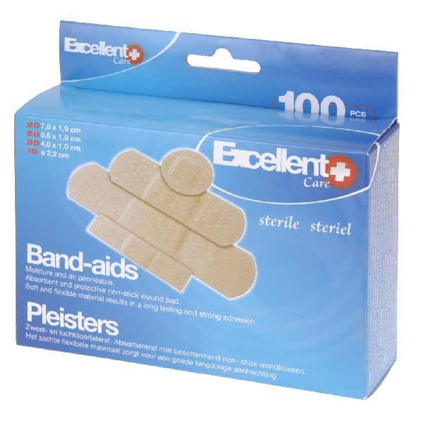Basisplaster 100 stk 4 størrelser