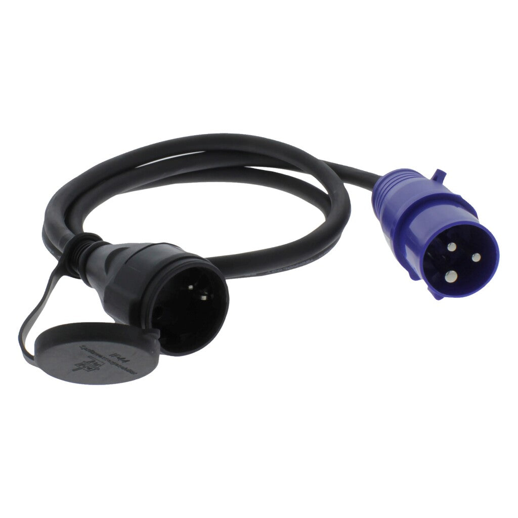 Basic cee jordet adapterstik 1,5 m