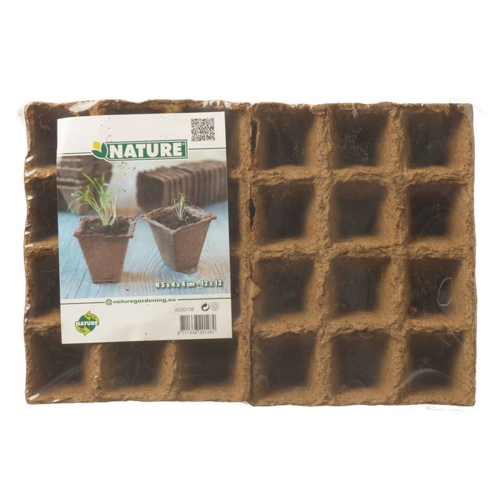 Nature Nature Turf Pots 144 stykker 4x4x5 cm 6020128
