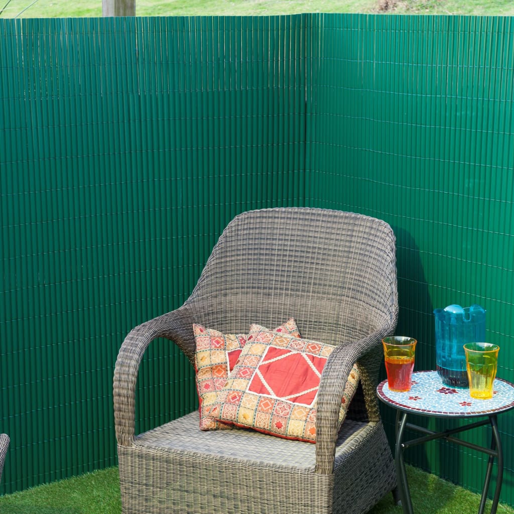Natur Have skærm dobbelt -sidet 1,5x3 m PVC grøn
