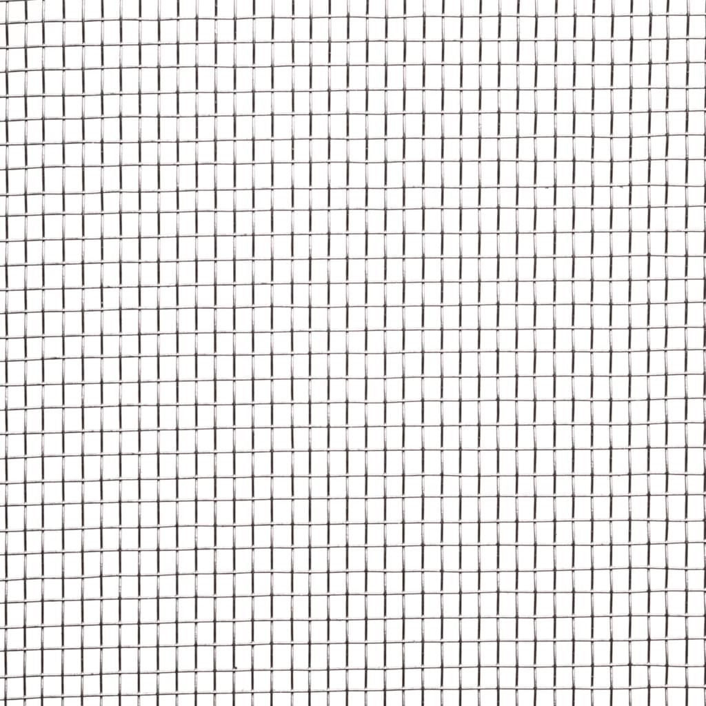Natur myggenet 1x2 m aluminiumsgrå