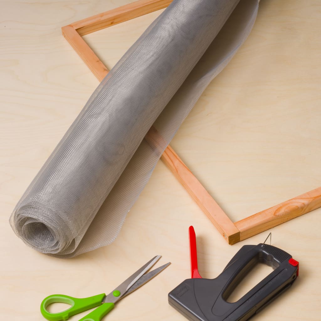 Natur myggenet 1x2 m aluminiumsgrå