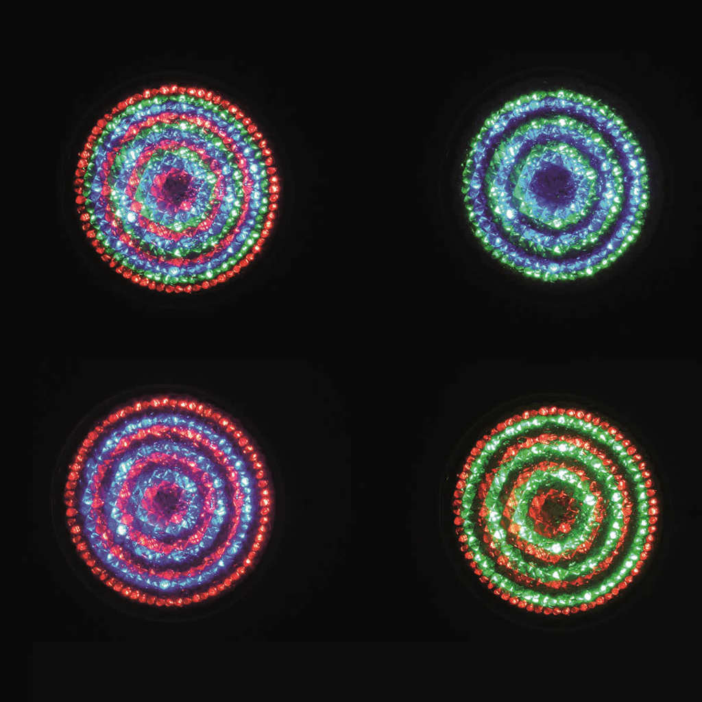 Ubbink swimmingpoolspletter med fjernbetjening 406 LED multi -farvet 7504613