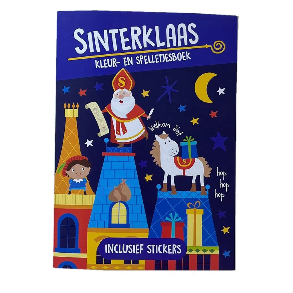 Grundlæggende Sinterklaas farve- og aktivitetsbog