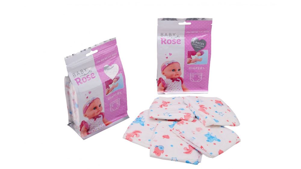 Babyrose sæt dukkebleer 5 stk i pose.