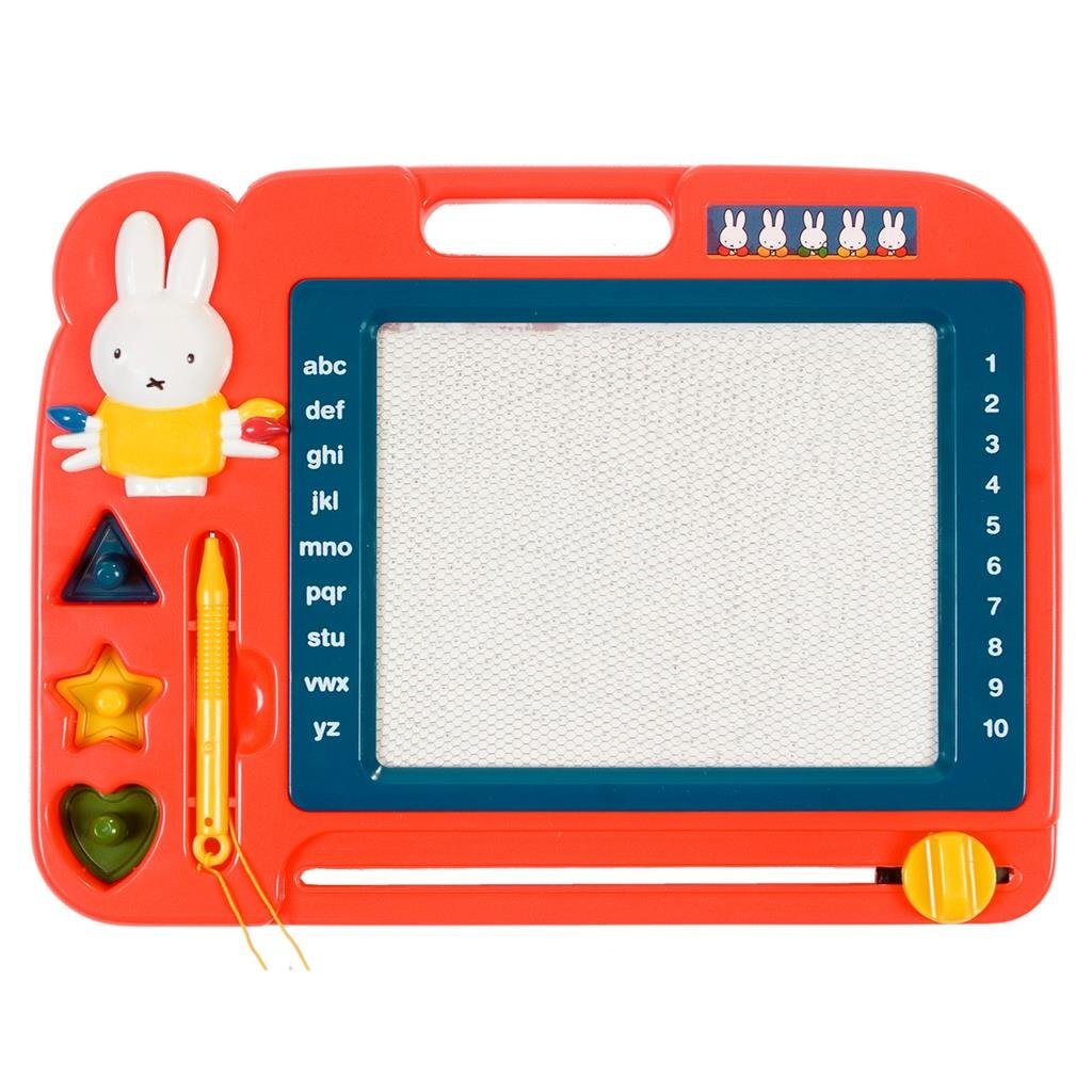 Miffy magnetisk tegnebræt med kuglepen + 3 stempler