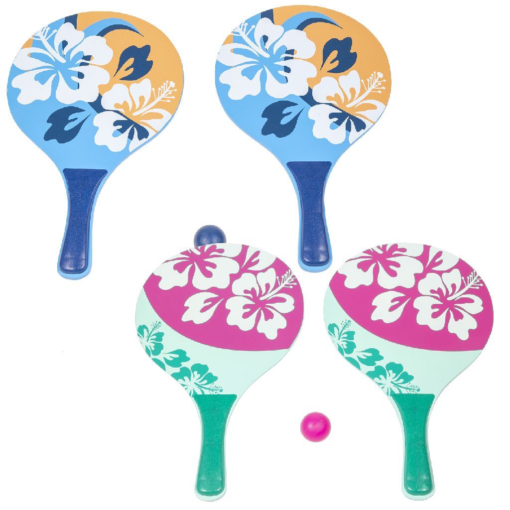 Summertime beachball sæt blomsterprint 3-delt