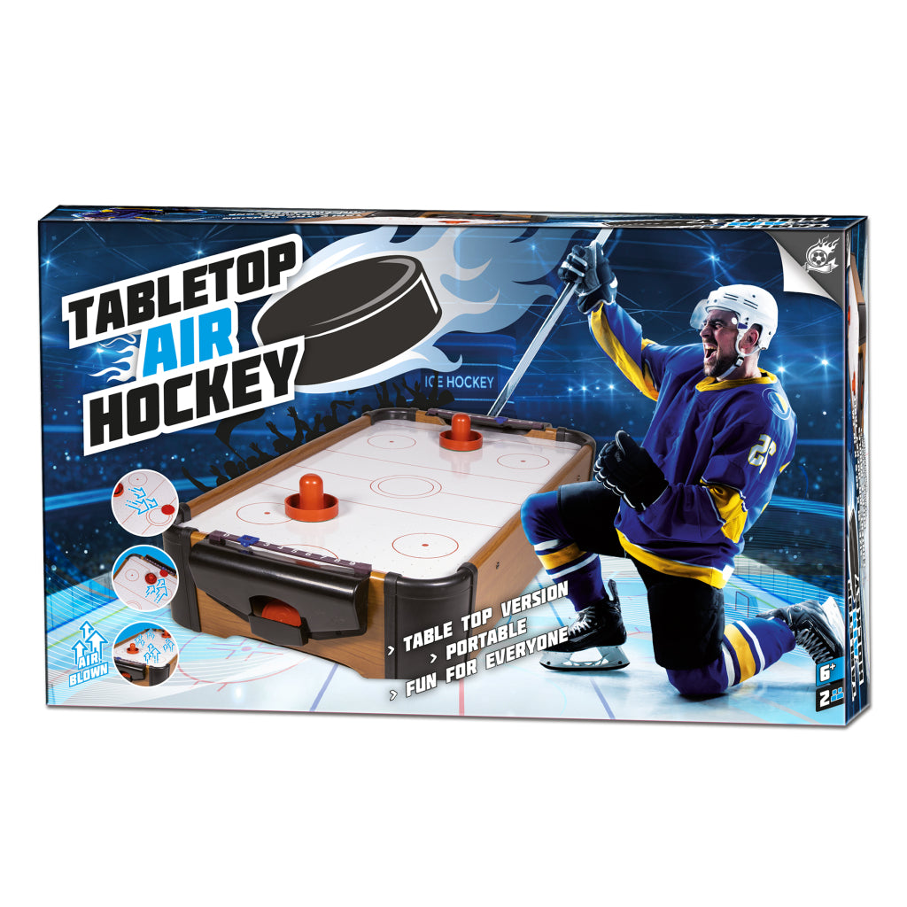 Basic airhockey sæt 50x30x10 cm