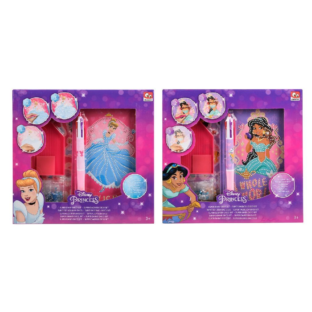 Disney prinsesse diamant maleri dagbog