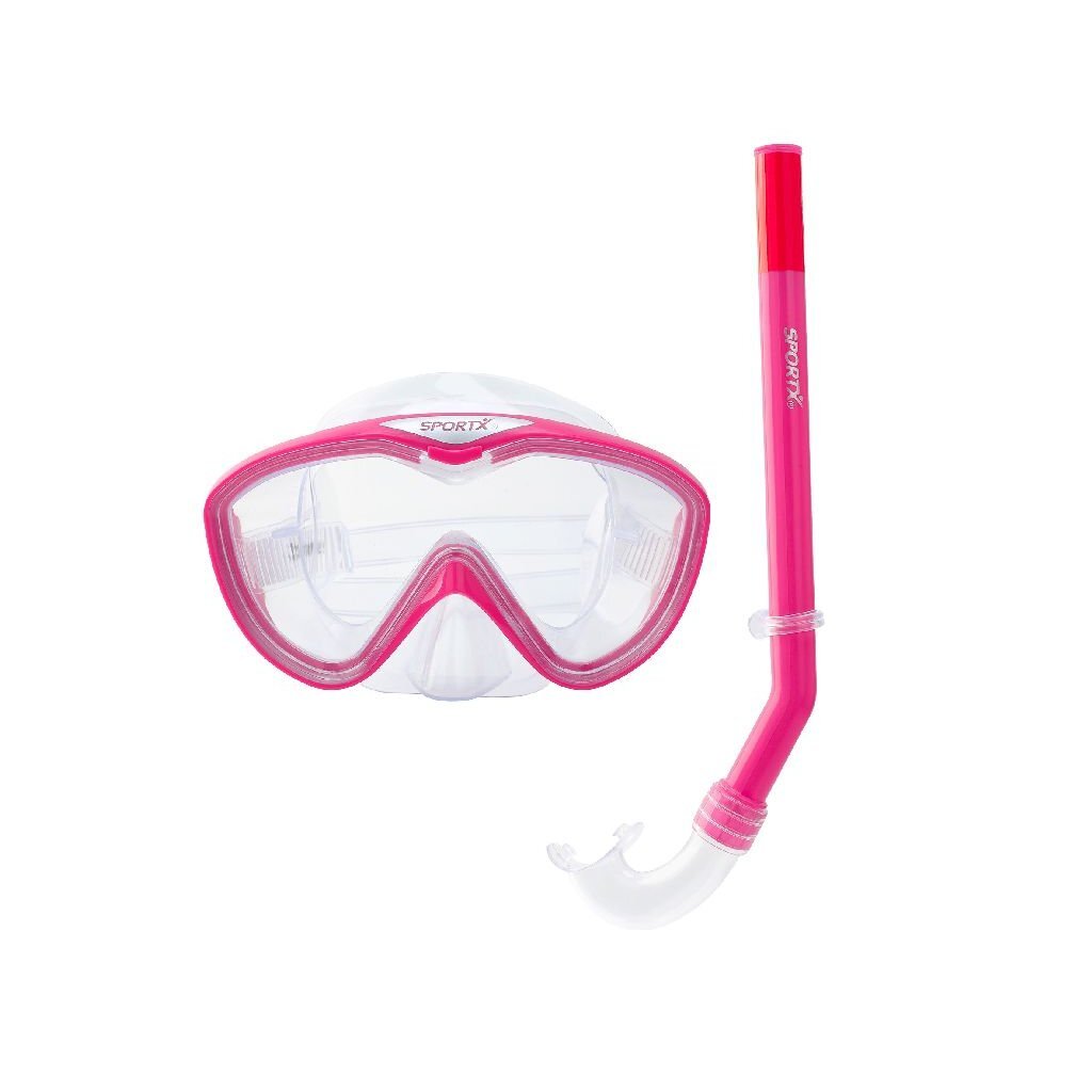 Sportx børne snorkel sæt 4 stjerner assorteret