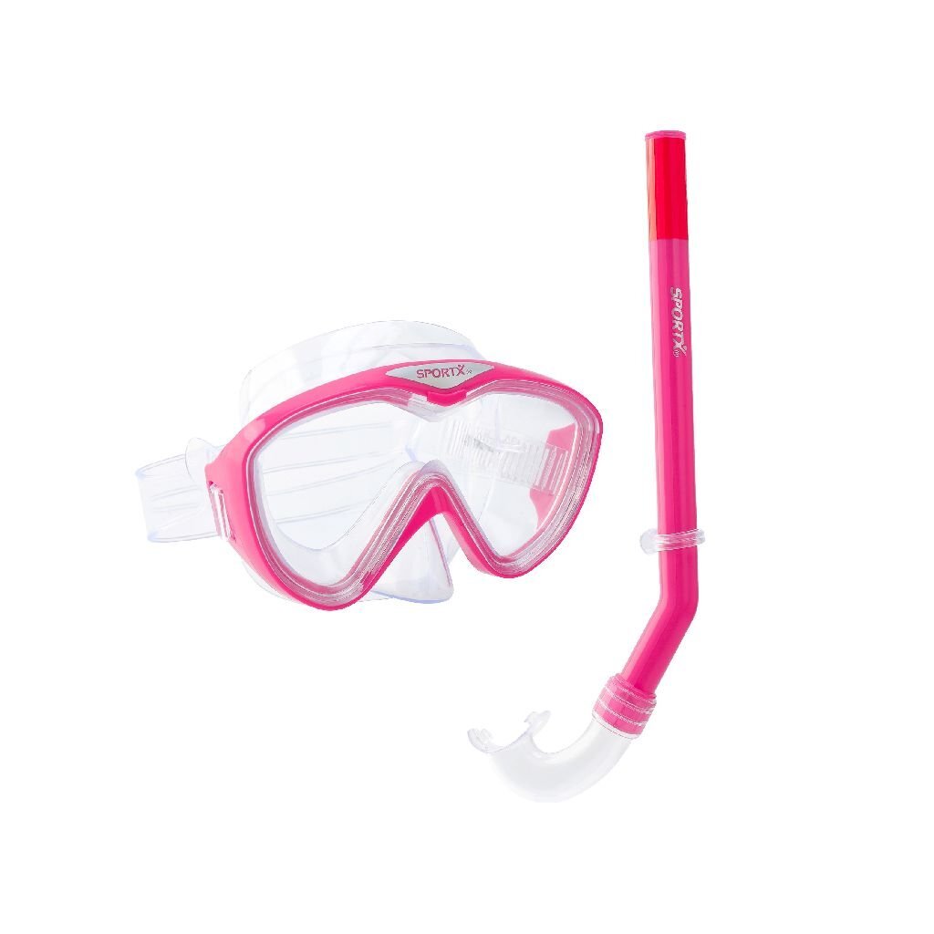 Sportx børne snorkel sæt 4 stjerner assorteret