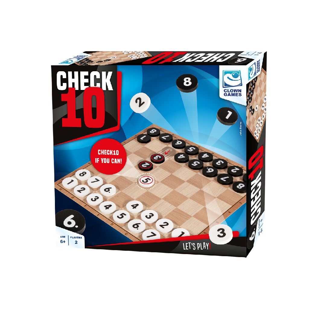 Klovnespil check-10 brætspil