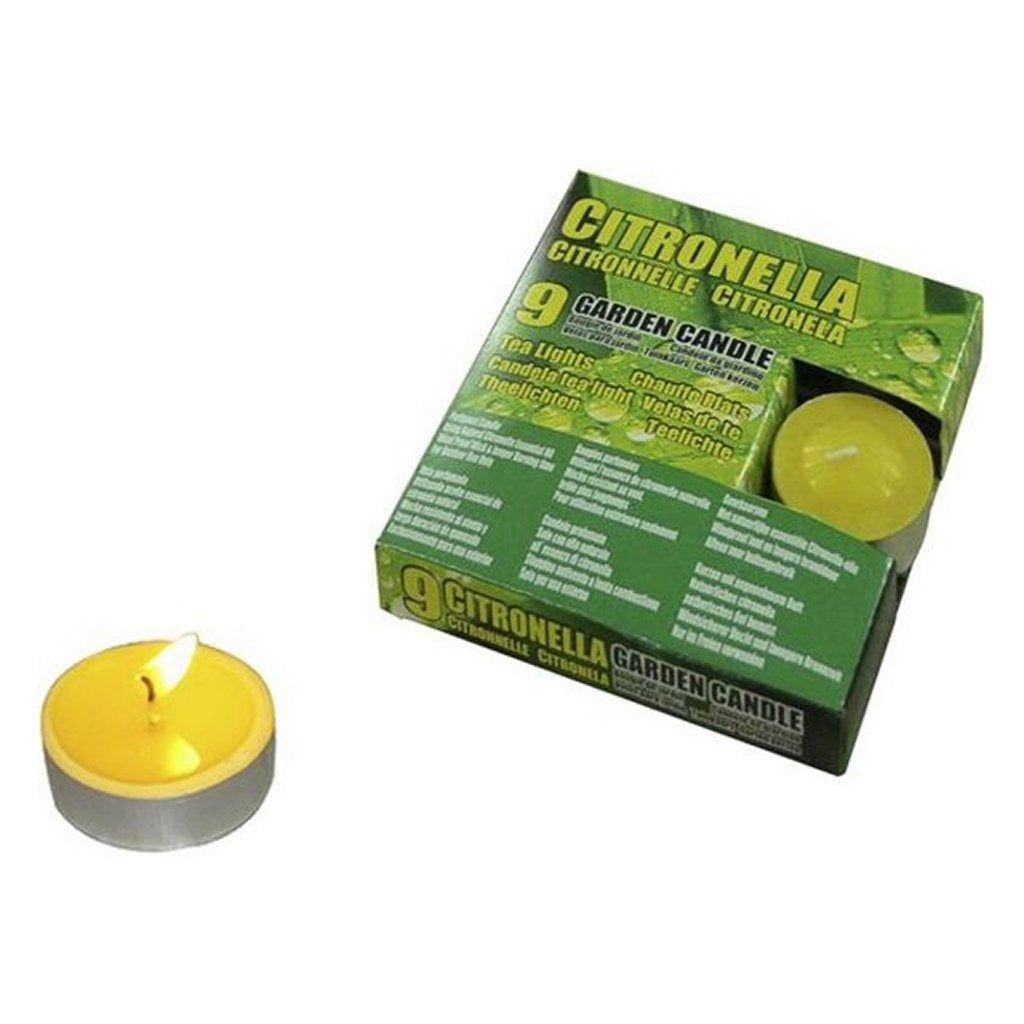 Grundlæggende citronella fyrfadslys 9 stk