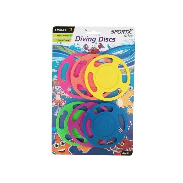 Sportx dykkerskiver 6 stykker