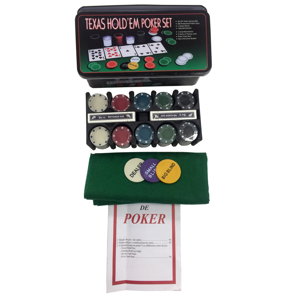 Grundlæggende Texas Hold'em pokersæt