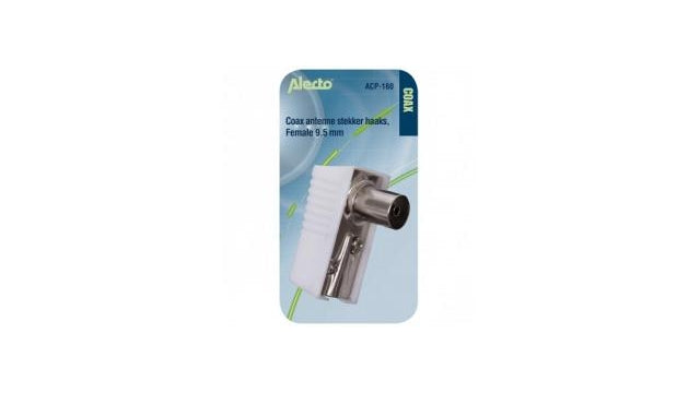 Alecto acp-160 coax stik vinklet hun