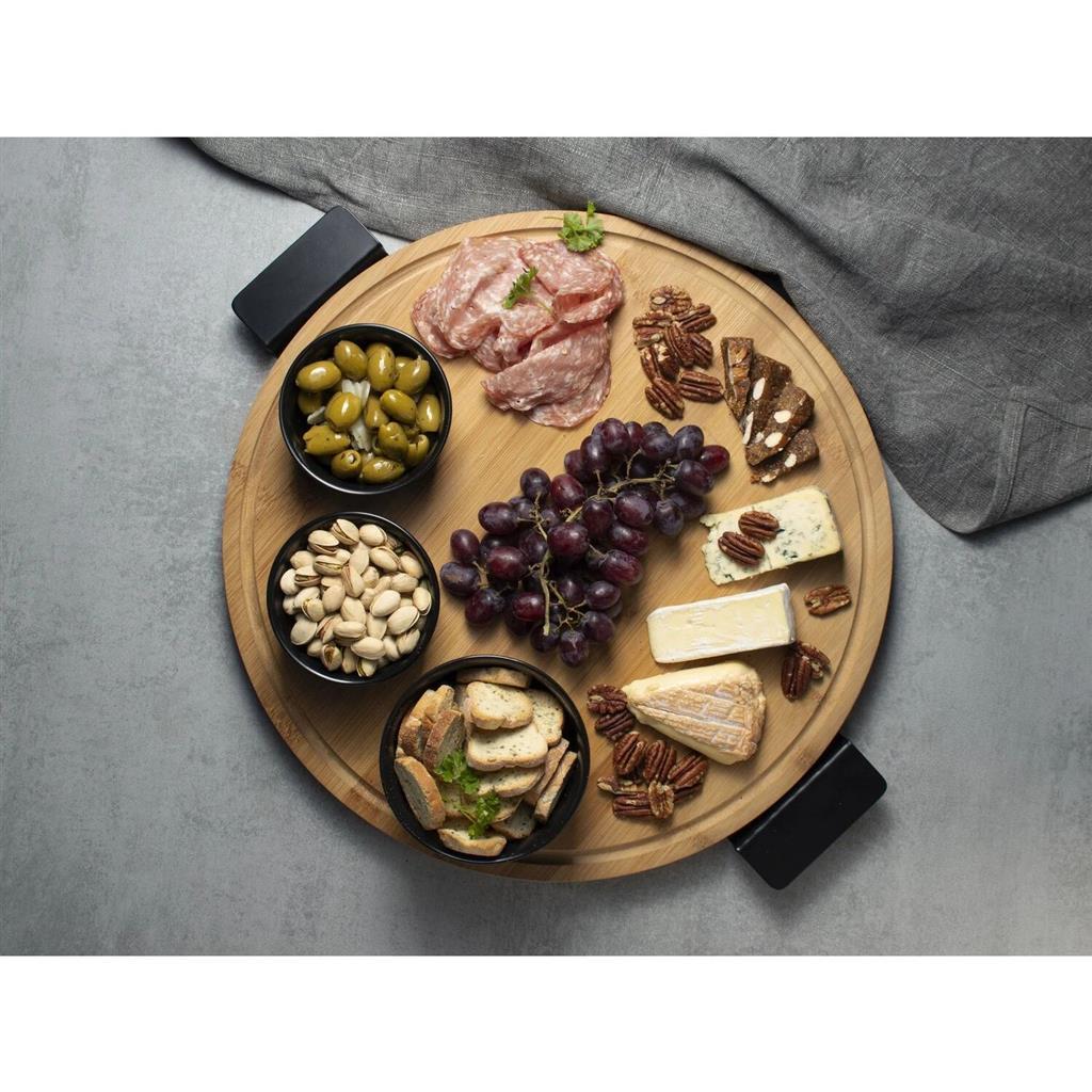Gusta Gusta Serveringsbræt i træ Lazy Susan 42 cm