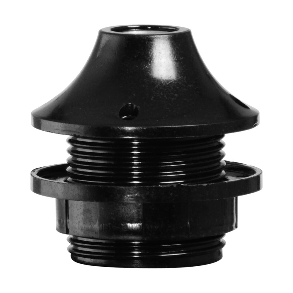 Scanpart lampefatning E27 sort med ring