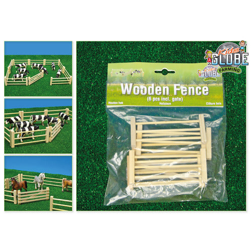 Kids Globe Wooden Hekken 1:32, 6.