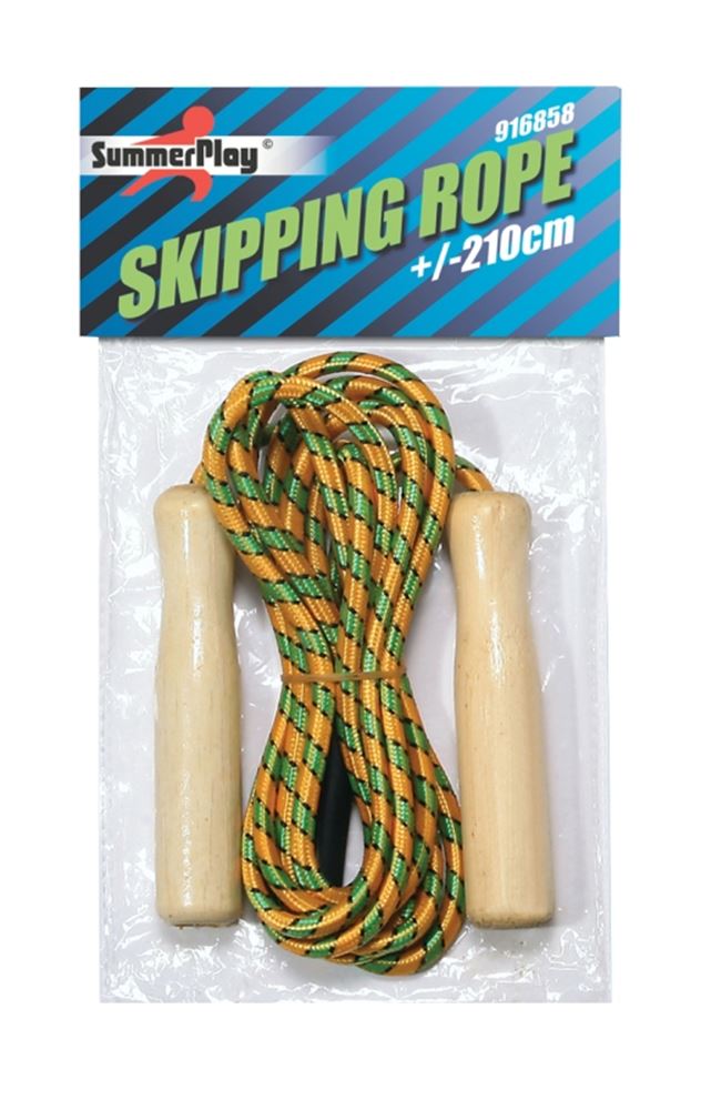 Springreb træ neon 210 cm