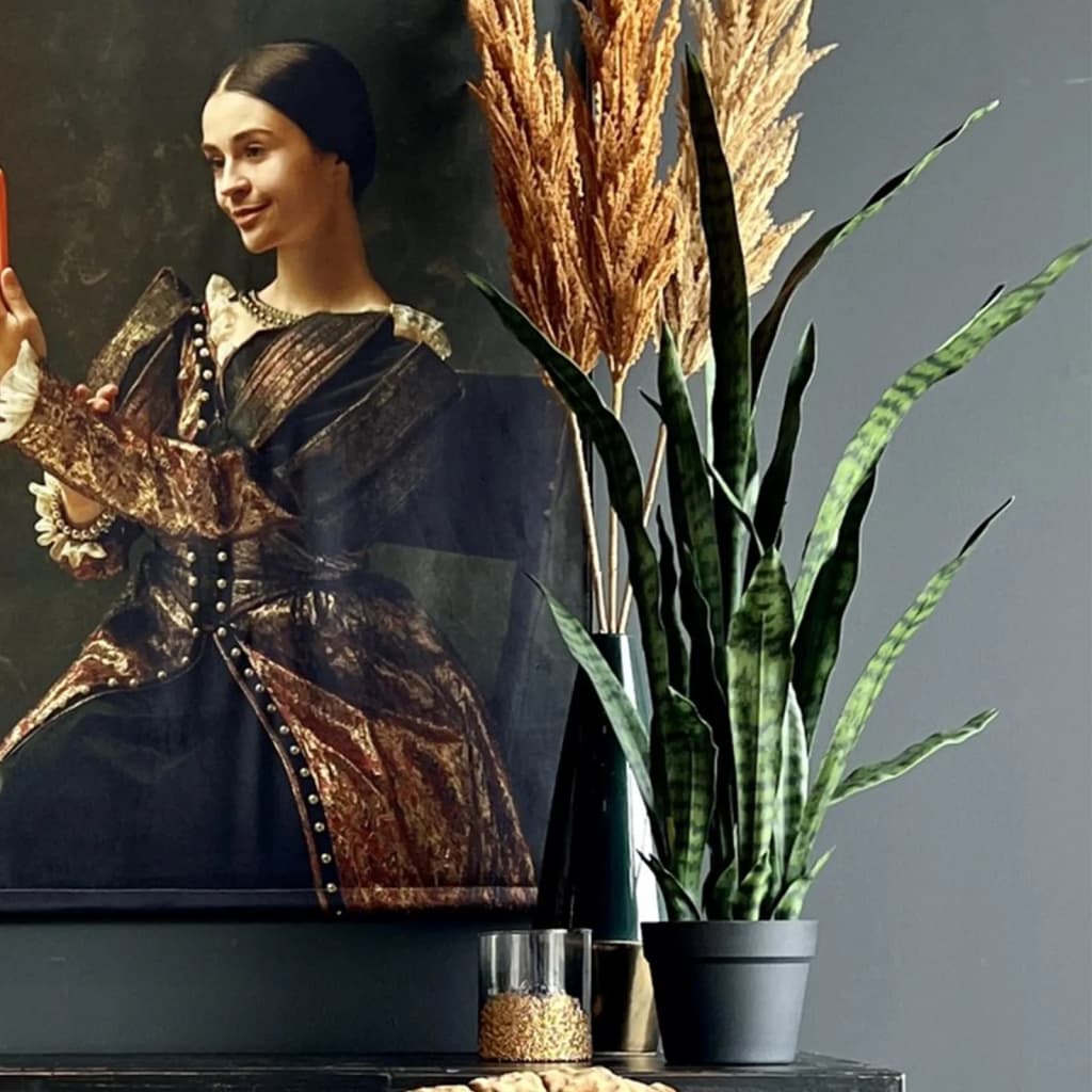 Emerald kunstanlæg i pot Sanseveria 84 cm