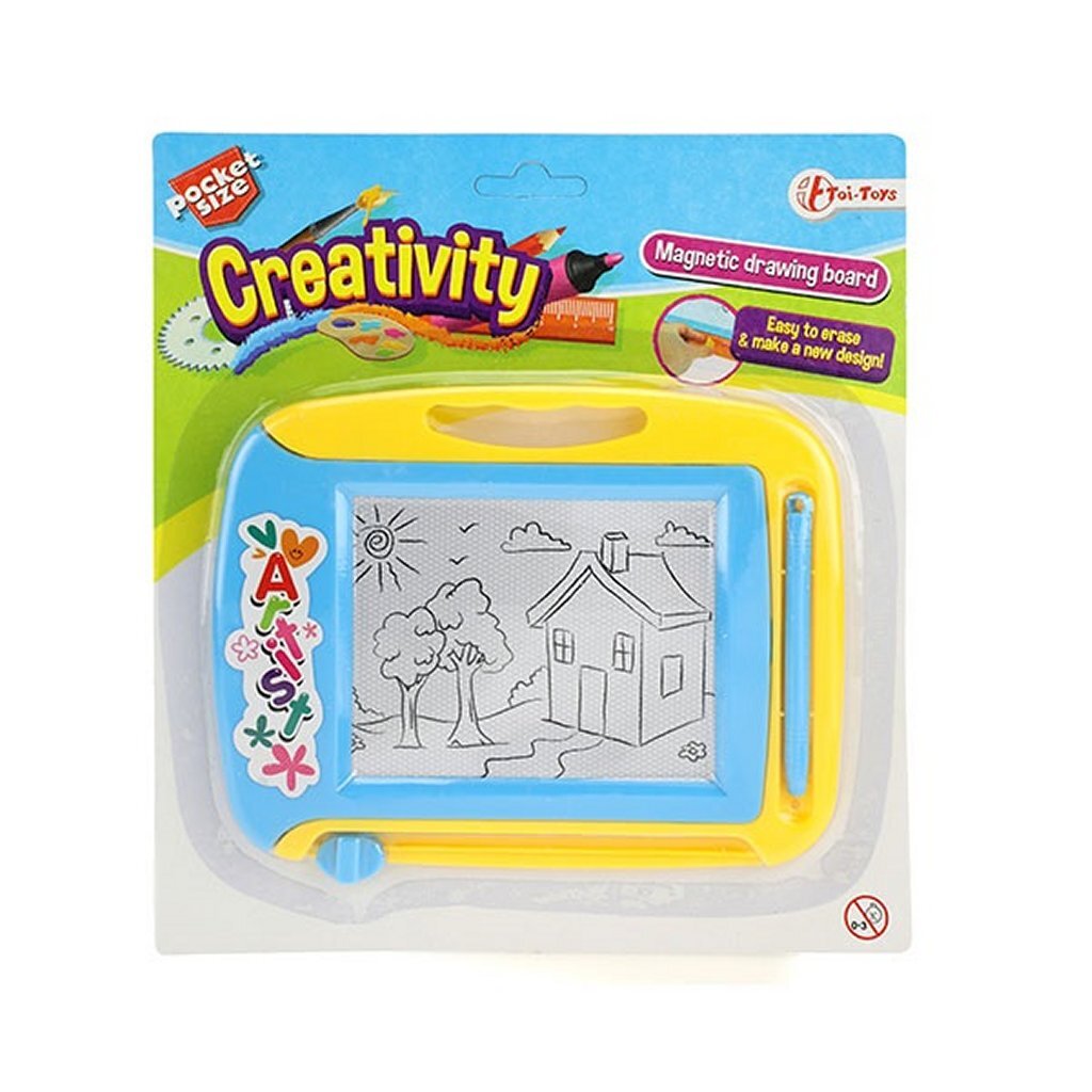 Kreativitet mini magnetisk tegnebræt + pen