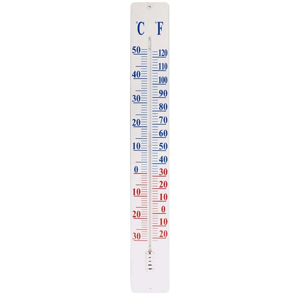 Esschert Design termometer på vægplade Th9 90 cm