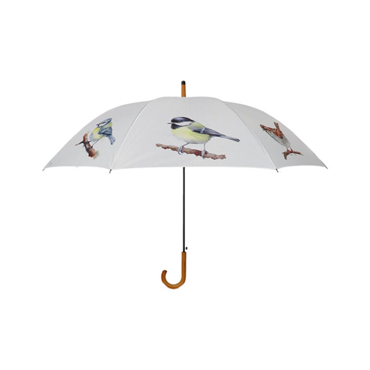 Esschert design paraply akvarel fugle 119,5x119,5x96,0 cm