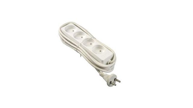 Vb 41122 bordstik 4-vejs z-ra 2x1,5mm