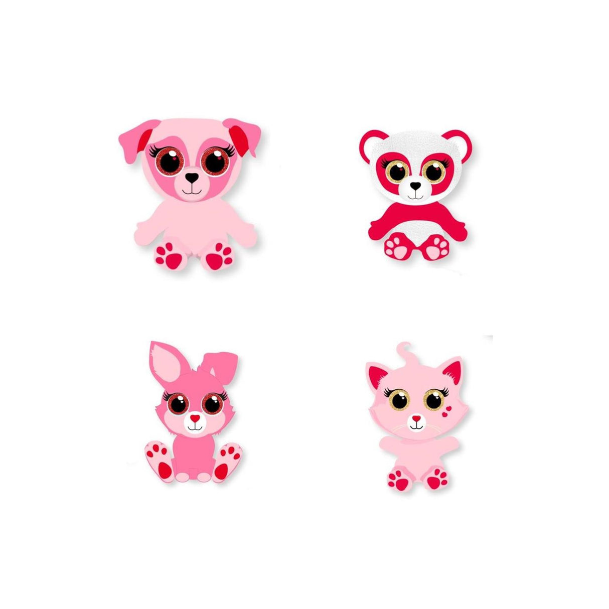 Ojo valentine plys samleobjekter 10 cm