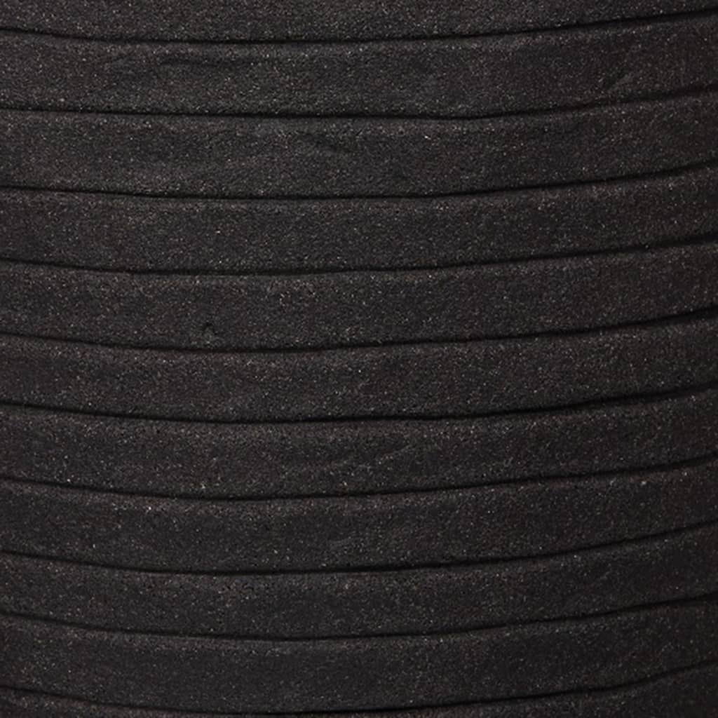 CAPI PLANTER Nature Row Square 40x40 cm sort KBLRO903
