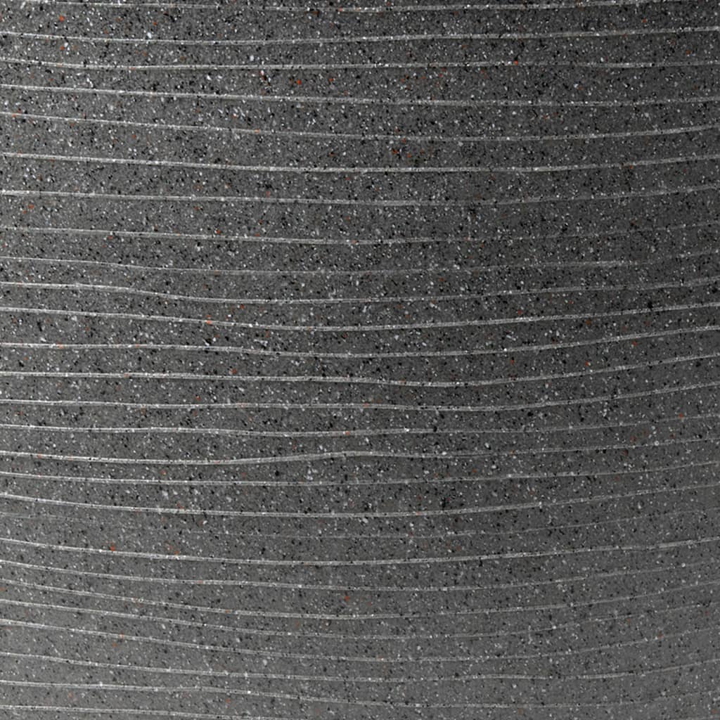 Capi -blomstrende bue Granitlag 61x25 cm Anthracite -farvet