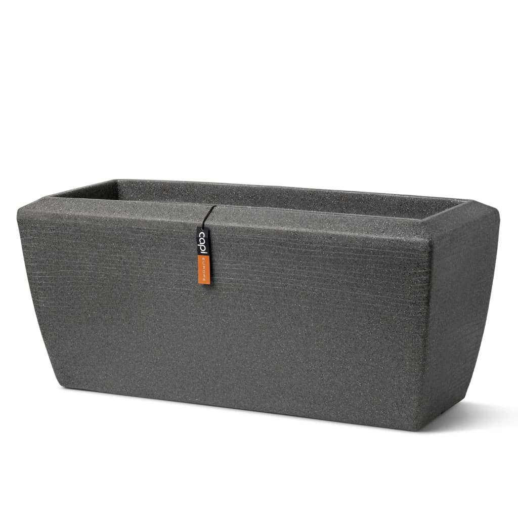CAPI PLANTER ARC GRANITE Rektangulær 60x35x40 cm Anthracite -farvet