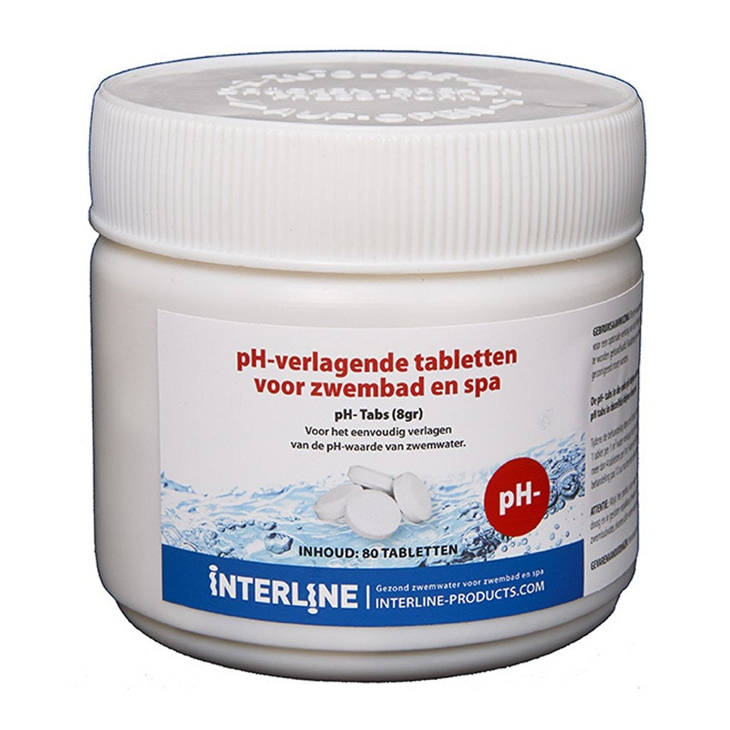 Interline pH-minus tabletter 80 stk
