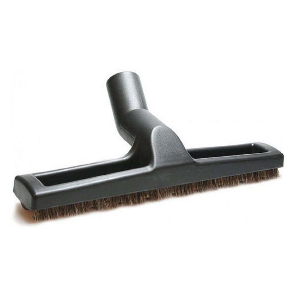 Basic parketbørste med hestehår 30 cm sort brun