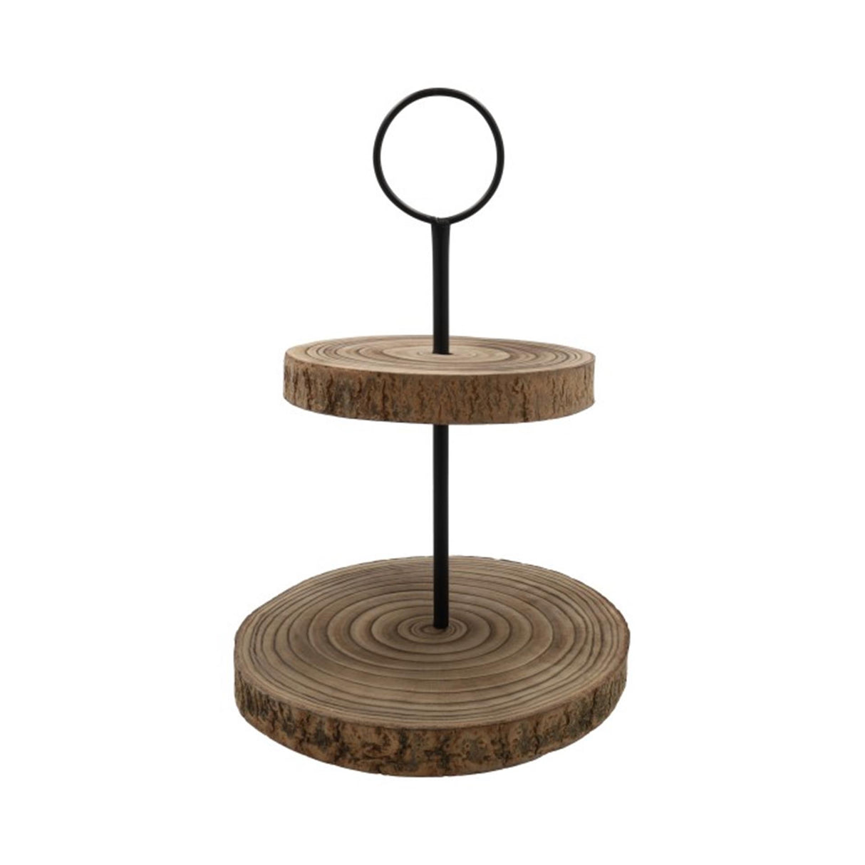 Hbx natural living etagere apollonia 2-lags h38d33cm