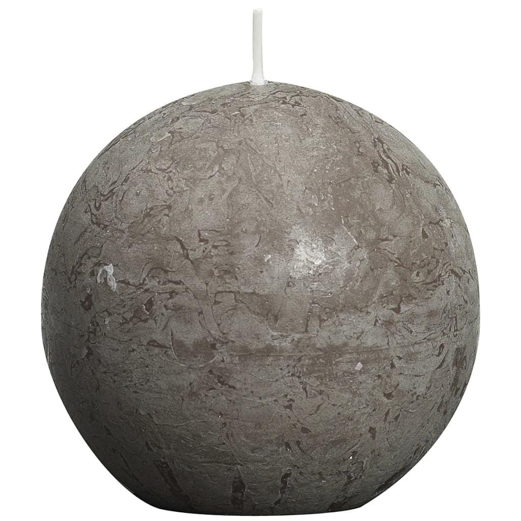 Bolsius Bolsius Bolkaard Rustic 80 mm Taupe 6 STS