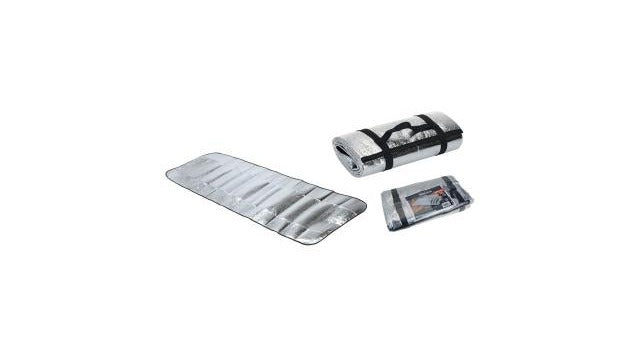 Basis campingmåtte aluminium 190x60cm