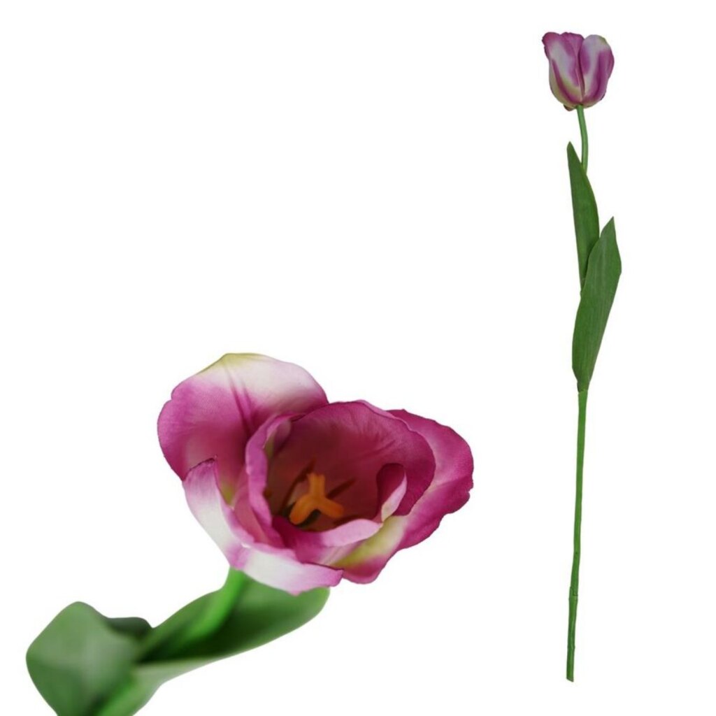 Diverse kunstig blomst tulipan lilla 83cm