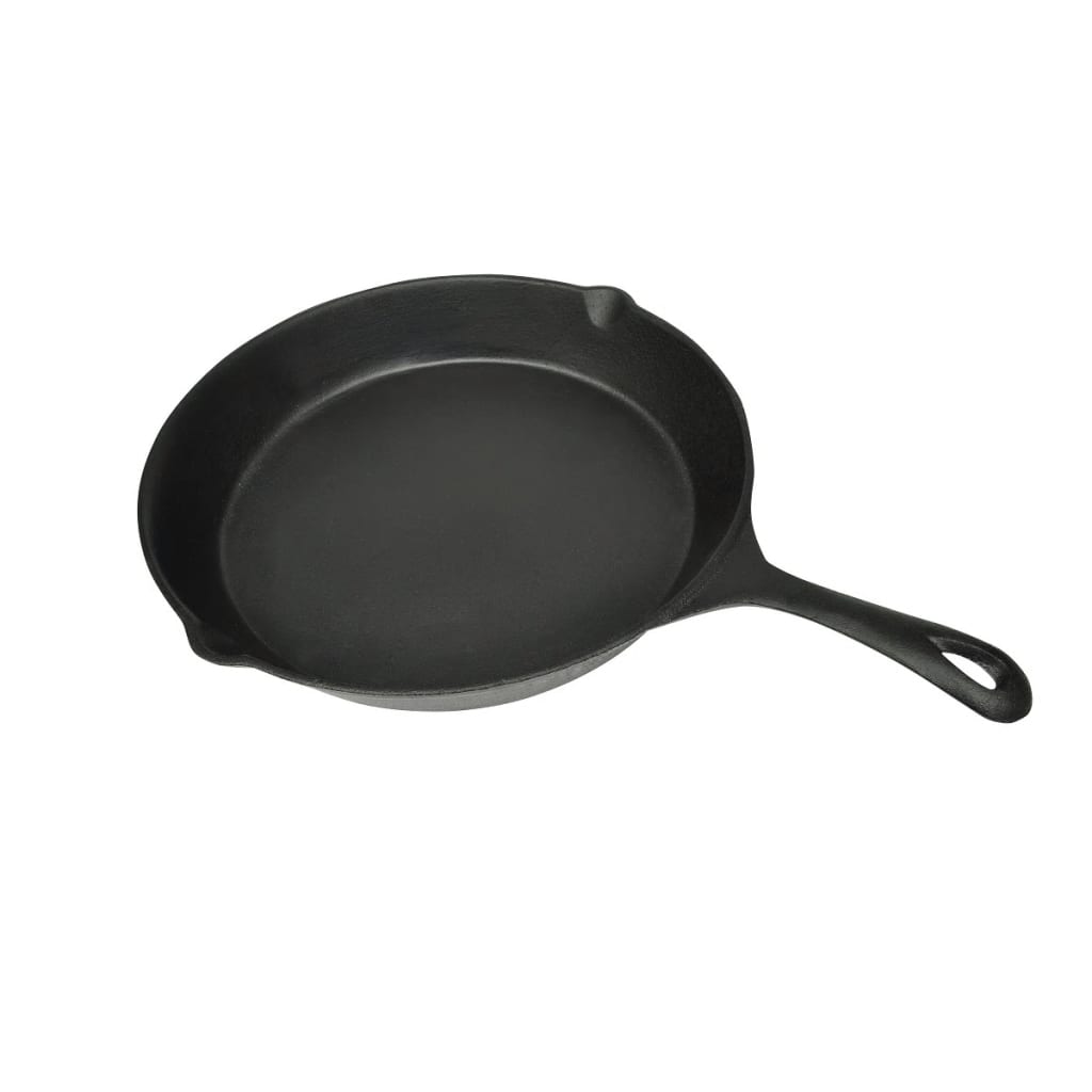 Vidaxl stegepande støbejern 30 cm runde