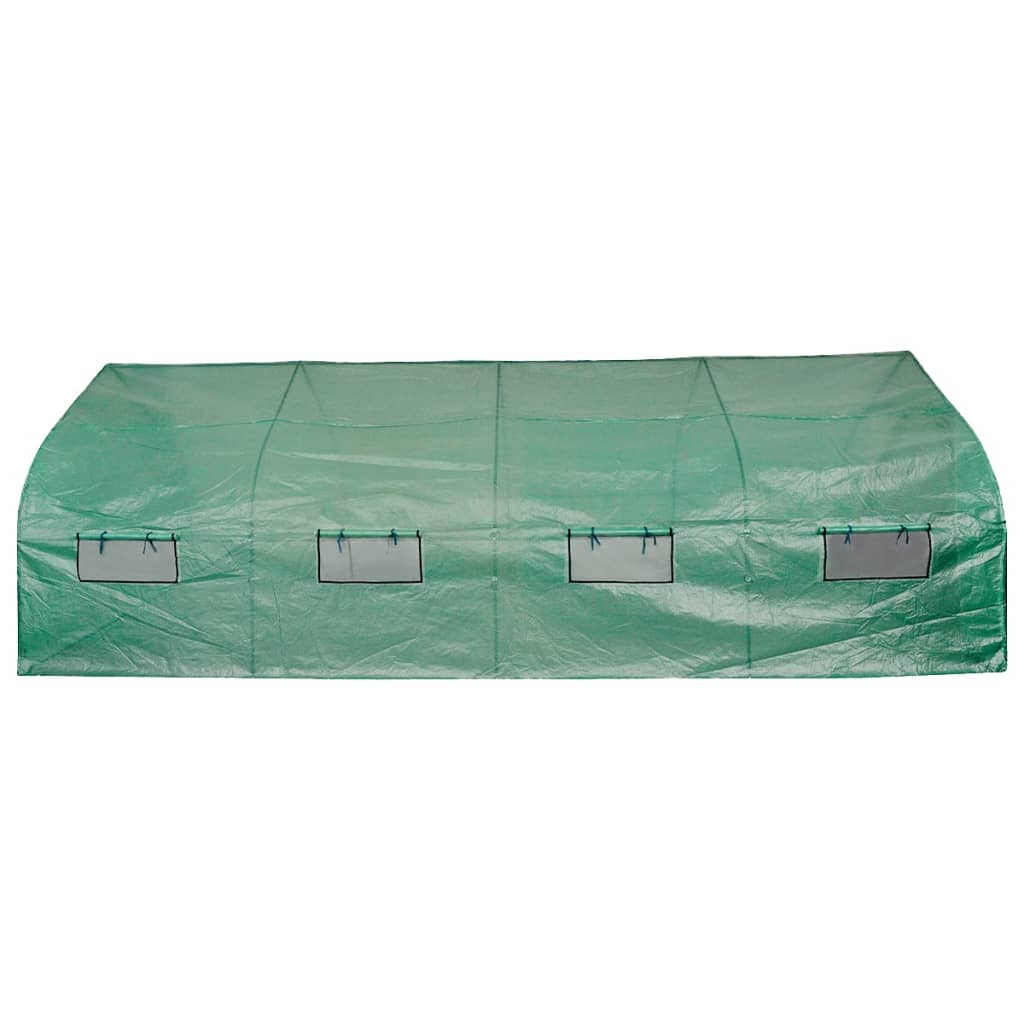 Vidaxl Tuinkas Walk-in Portable Polytunnel med stålramme 18 m²