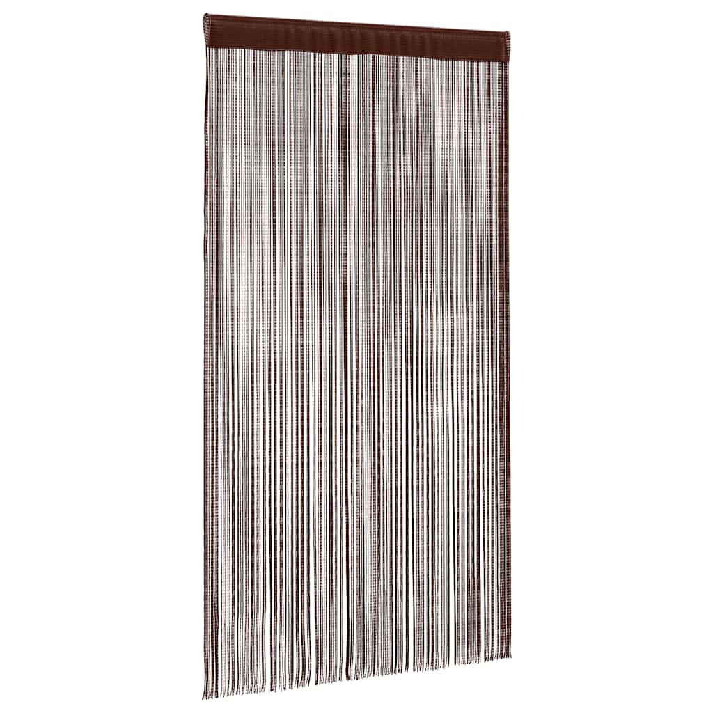 Vidaxl Wire Curtains 100x250 cm brun 2 stk