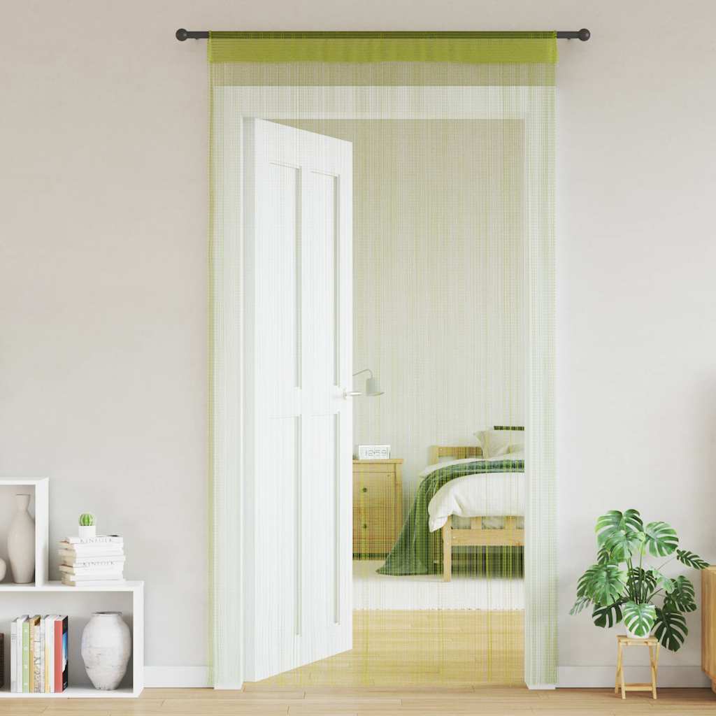 Vidaxl Wire Curtains 100x250 cm grøn 2 stk