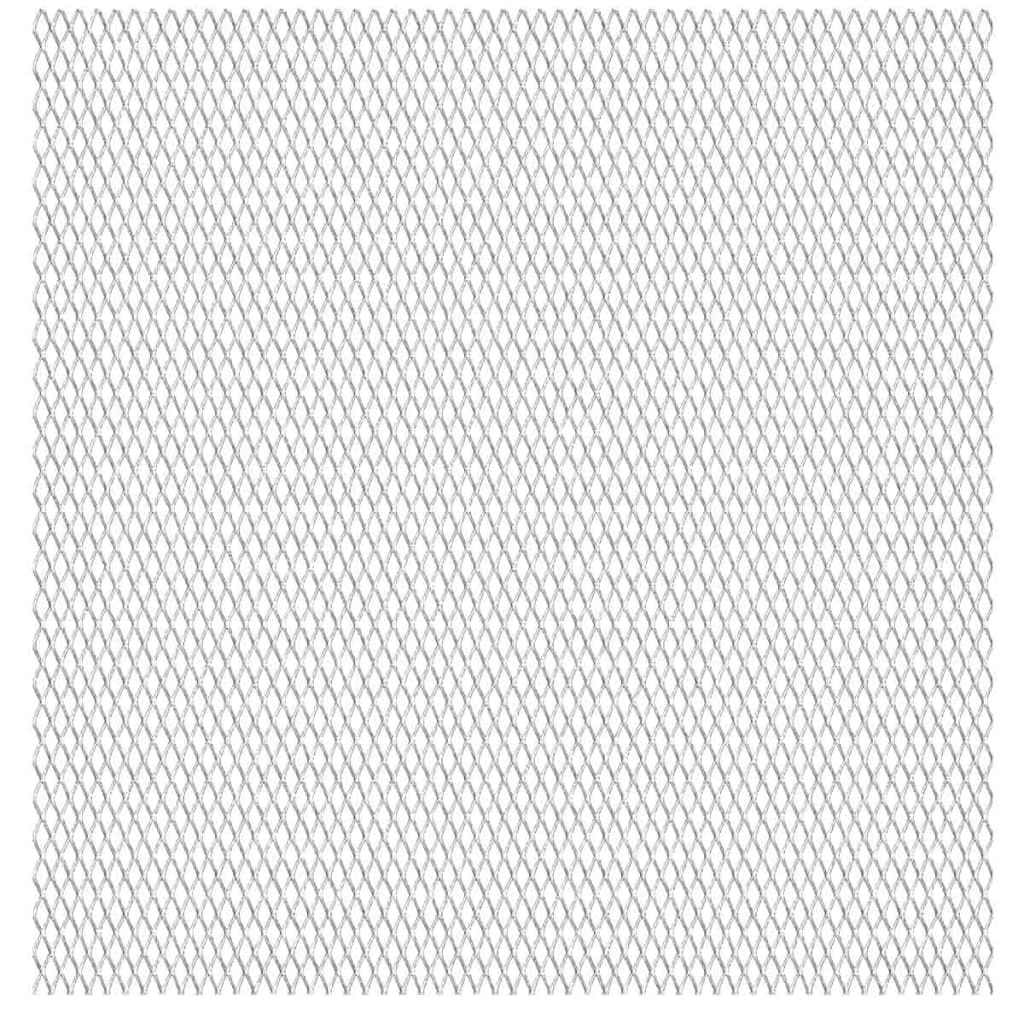 Vidaxxl trådhegn 50x50 cm 45x20x4 mm rustfrit stål