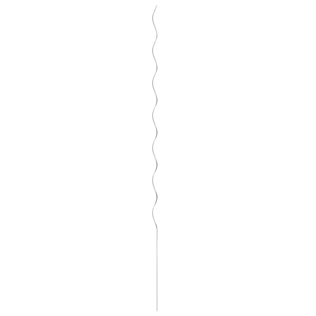 Vidaxl Plain Stick Spiral 170 cm galvaniseret stål 20 STS