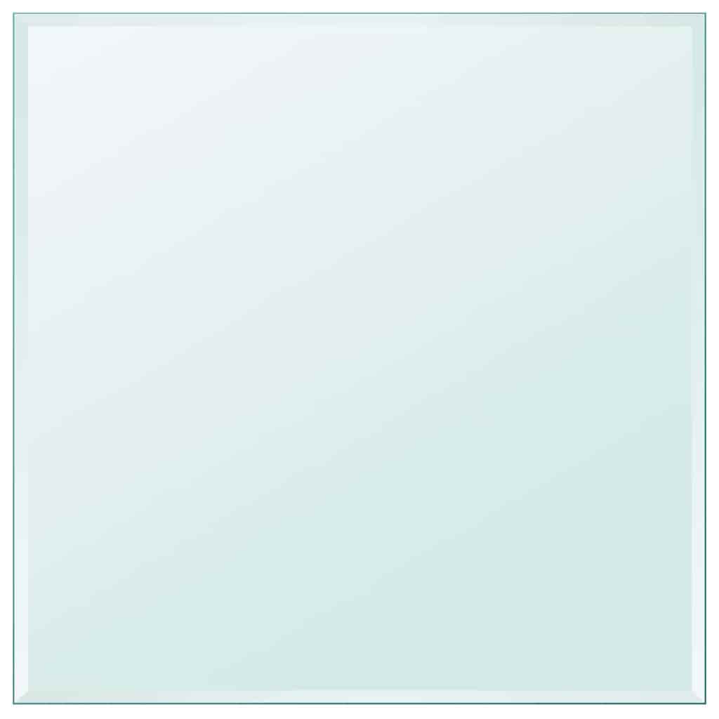 Vidaxl tafelblad van gehard glas 700x700 mm vierkant