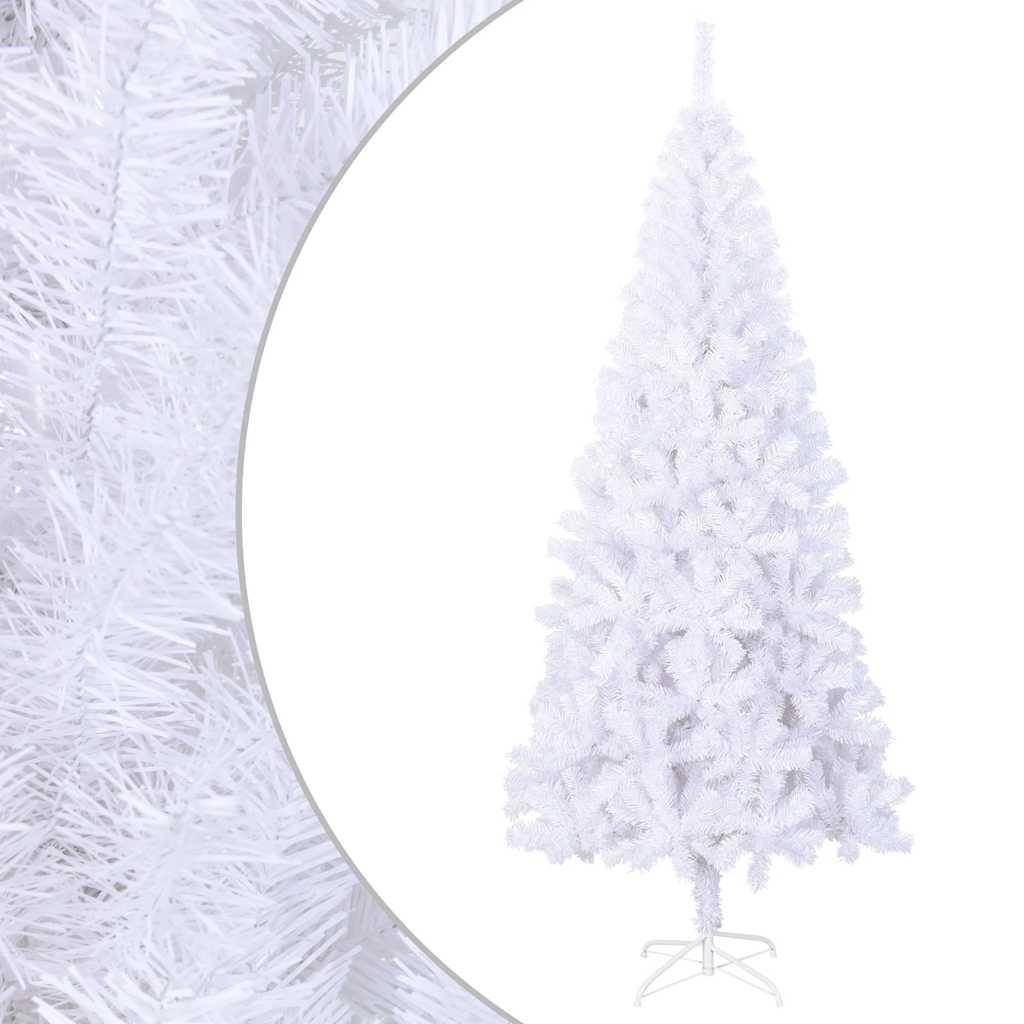 VidaXL kunstigt juletræ hvid l 240 cm