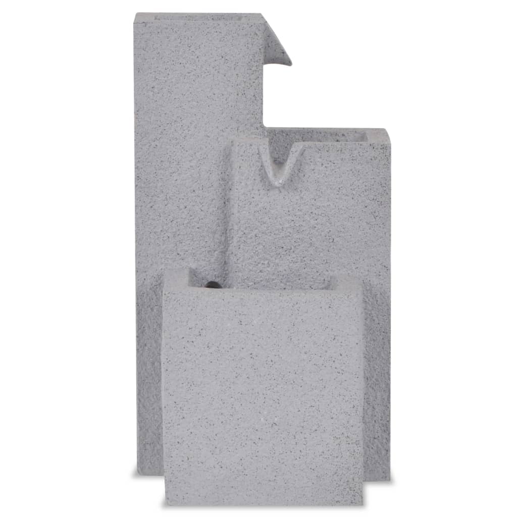 Vidaxl indre springvand med LED -belysning Polyresin