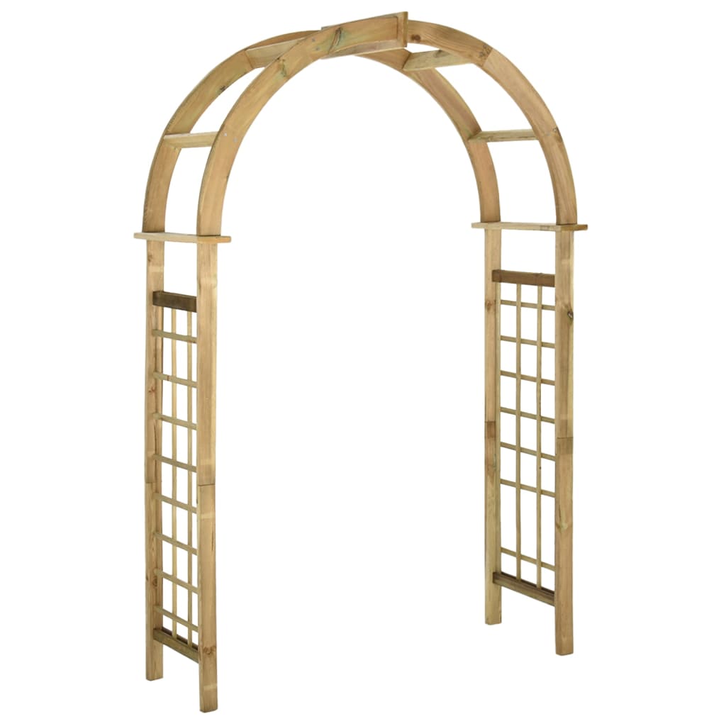 Vidaxl Garden Arch imprægneret fyrretræ grøn